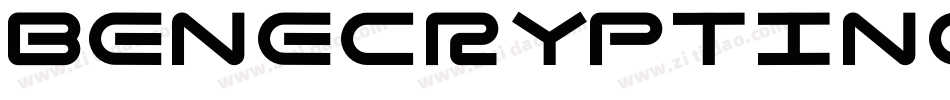 BeneCryptine Regular字体转换